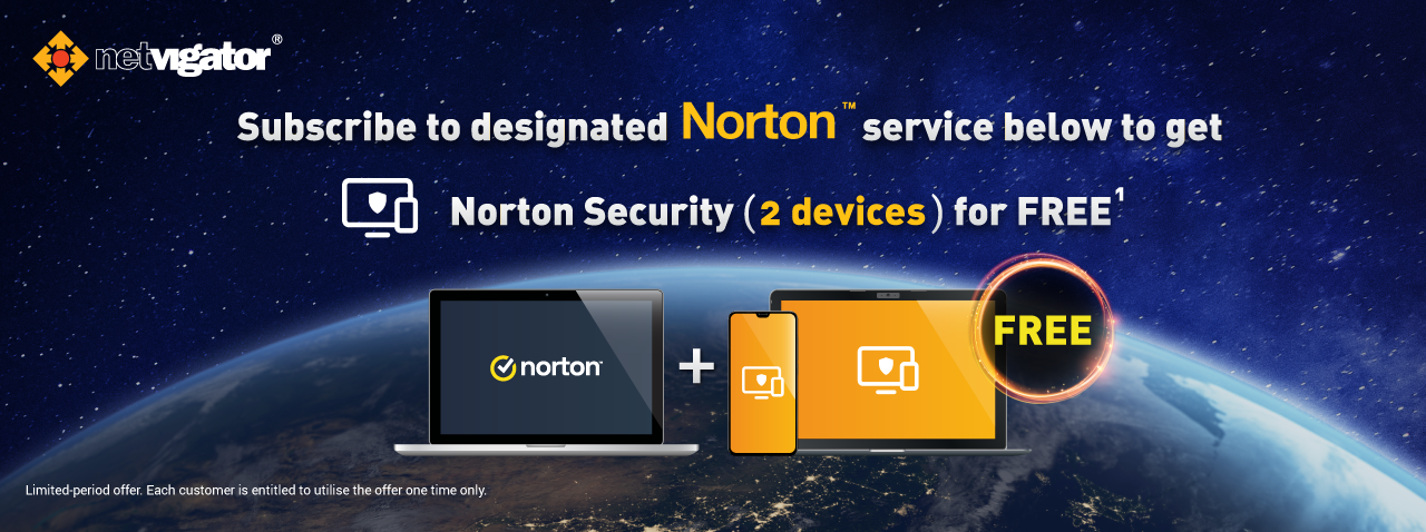 Subscrible to any Norton service below to get Norton Security (2devices for Free1)